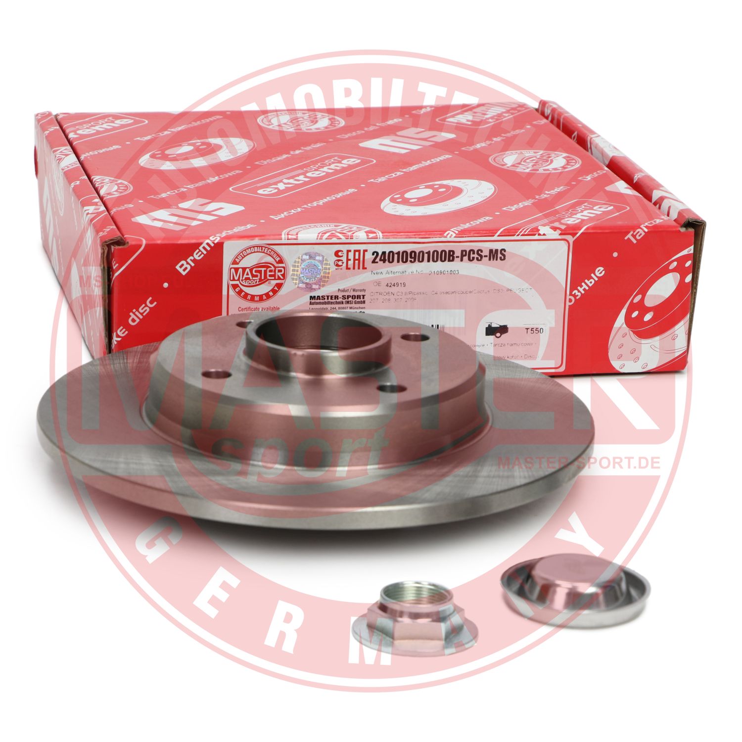 Disc frana MASTERSPORT GERMANY 2401090100B-PCS-MS